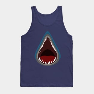 Angry shark Tank Top